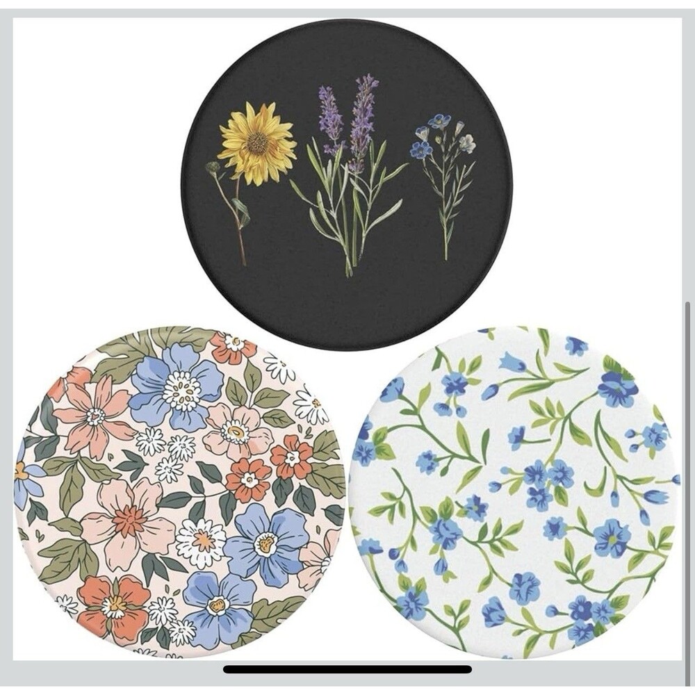 3 Pack Universal Cell Phone Stand Compatible with Socket for Grip & Holder Ro...